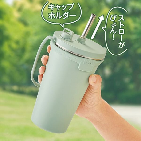 「ストロー付き保温保冷タンブラー（その他日用品）」｜詳細画像