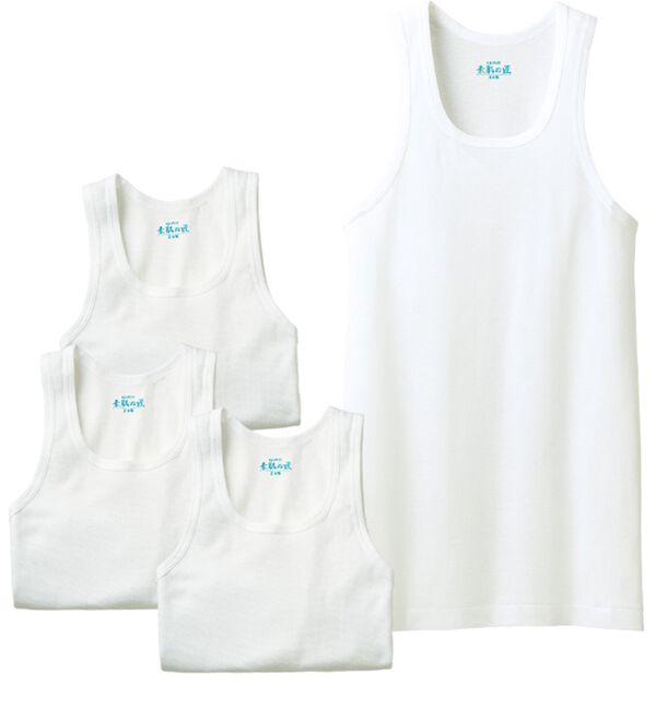 「【４枚組】＜ＧＵＮＺＥ&times;ベルーナ＞素肌の匠（Ｒ）綿１００％風通る冷感インナー（メンズ肌着・インナーウェア）」｜詳細画像