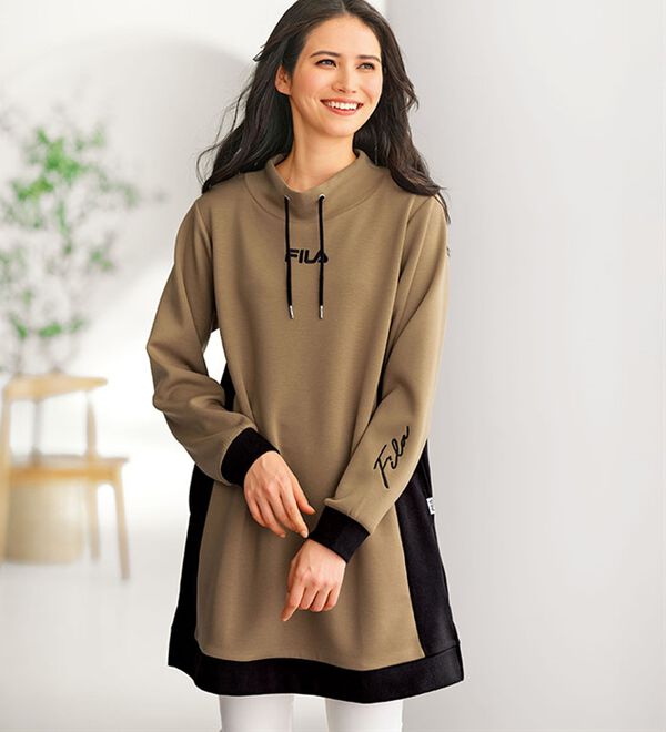 FILA＞配色切替チュニックワンピース - ベルーナ【公式】