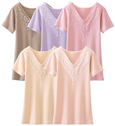 「【５色組】汗取りラグランインナー（肌着・インナーウェア）」