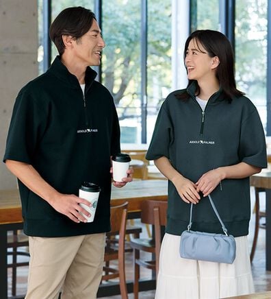 「＜アーノルド　パーマー＞ハーフジップトレーナー（メンズトレーナー）」