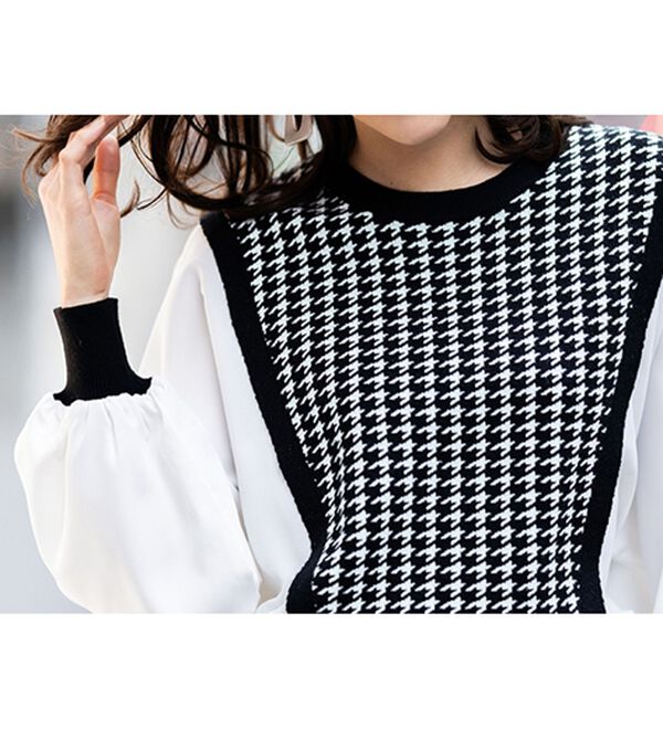 RANAN（ラナン）の「重ね着風ドッキングワンピース（ドッキングワンピース）」｜詳細画像