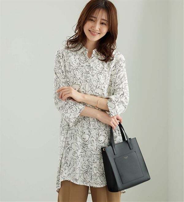 「【接触冷感】レーヨン素材ブザム切替ワンピース（その他ワンピース）」｜詳細画像