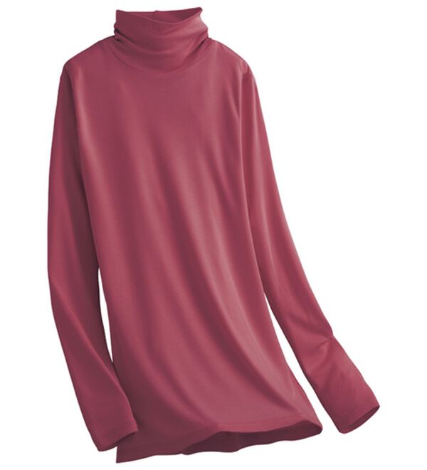 LAVIENNE（ラヴィエンヌ）の「着ぶくれにさよならふわっと暖かインナー（カットソー）」｜詳細画像