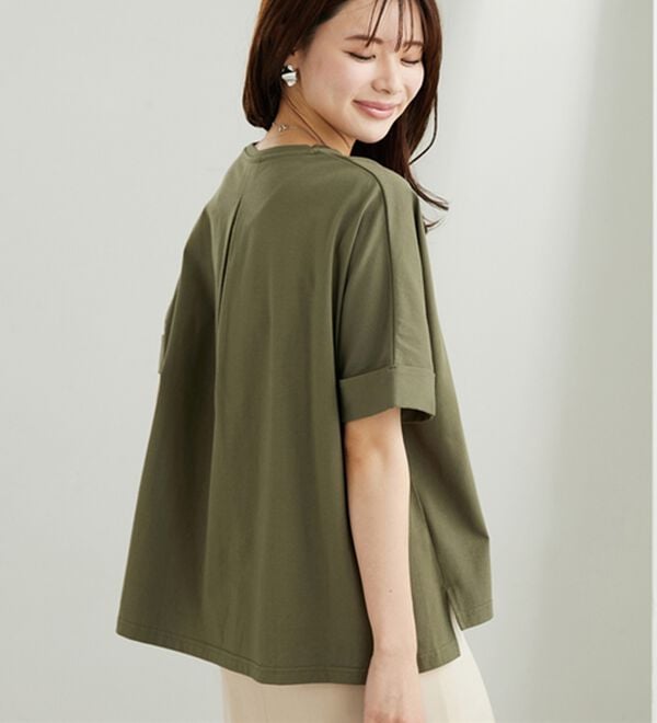 BELLUNA（ベルーナ）の「ヒンヤリ実感！大人顔サマ見えゆったりＴシャツ（Tシャツ）」｜詳細画像