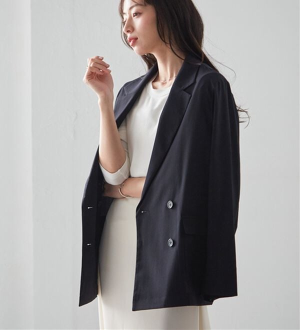 RANAN（ラナン）の「シアーダブルジャケット（テーラードジャケット）」｜詳細画像