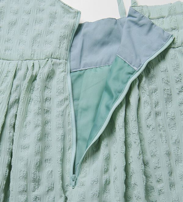 RANAN（ラナン）の「ポコポコ素材フレアーキャミワンピース（その他ワンピース）」｜詳細画像