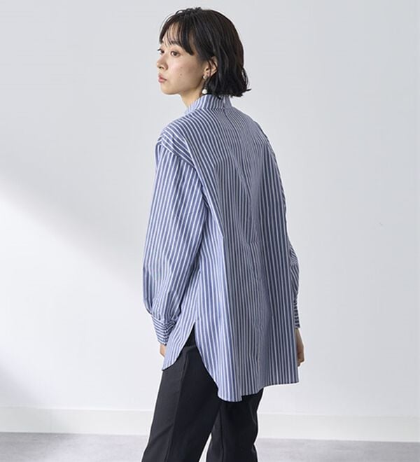 BELLUNA（ベルーナ）の「＜ＳＯＬＯＴＥＸ（Ｒ）＞ストレッチハイネックブラウス（ブラウス）」｜詳細画像