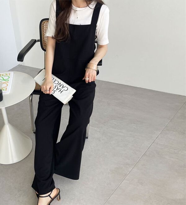 GeeRA（ジーラ）の「カットジョーゼットサロペット（オールインワン）」｜詳細画像