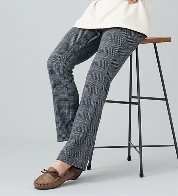 BELLUNA（ベルーナ）の「まるではく毛布！静電防止付裏ファーイージーパンツ（フルレングスパンツ）」｜詳細画像