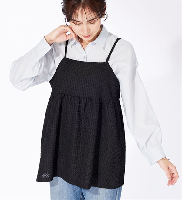 スローブイエナ　ペプラムビスチェ　黒　ブラック スローブイエナ ペプラムビスチェ - メルカリ