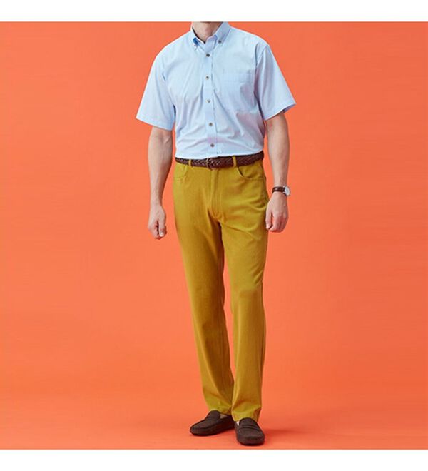 「グーンと伸びる！ひんやり肌心地パンツ（メンズフルレングスパンツ）」｜詳細画像