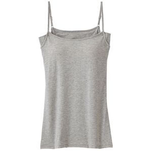 YU'NOW（ユナウ）の「ベーシック汗取りインナー　カップ付キャミソール（肌着・インナーウェア）」｜グレー