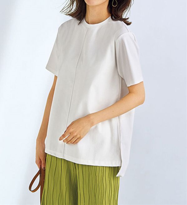 BELLUNA（ベルーナ）の「【UNDOVE】＜日本製＞定番！ＮＯシワＴシャツ（Tシャツ）」｜詳細画像