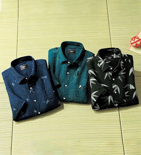 「さらっと快適和柄シャツ（メンズシャツ）」｜詳細画像