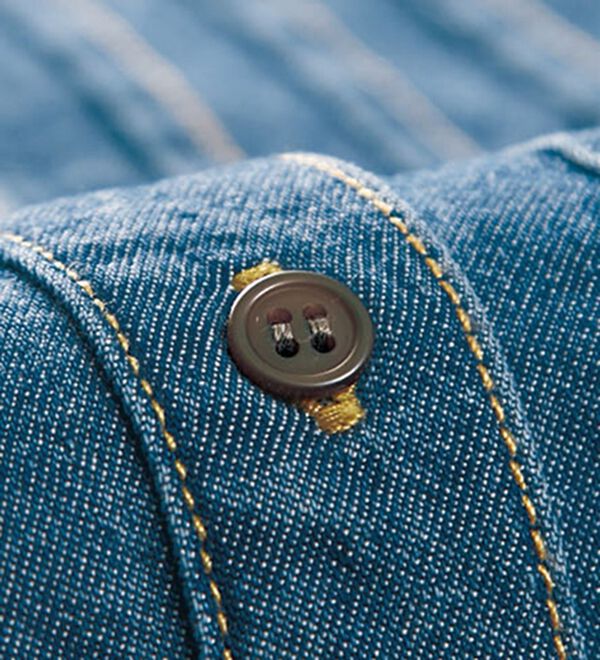 BELLUNA（ベルーナ）の「《春の旅行に便利！》デニム素材デザインオーバーブラウス（チュニック）」｜詳細画像