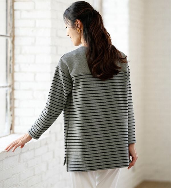 ルフラン（ルフラン）の「【４色組】毎日の主役！裏ファープルオーバー（カットソー）」｜詳細画像