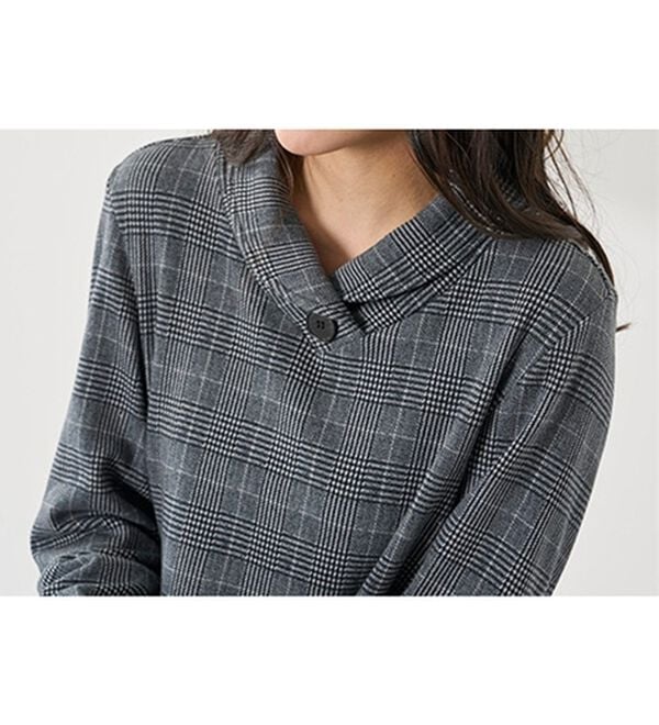 BELLUNA（ベルーナ）の「まるで着る毛布！裏ファーデザインチュニック（チュニック）」｜詳細画像