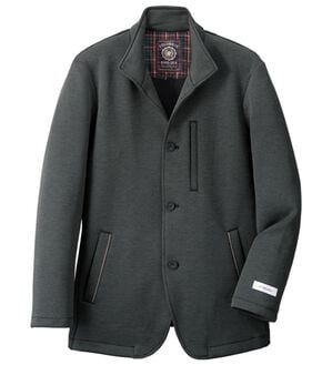 「＜ゴールデンベア＞上品仕上げのストレッチジャケット（メンズジャケット）」｜チャコールグレー