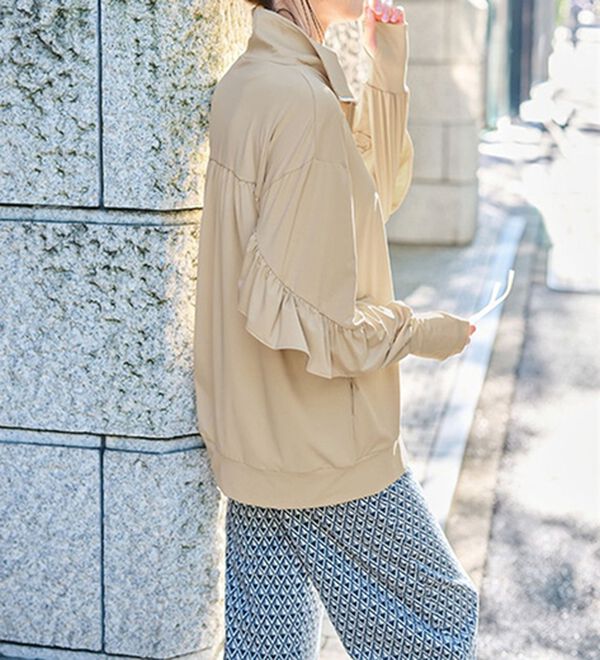 RANAN（ラナン）の「フリルラッシュガードブルゾン（ブルゾン）」｜詳細画像