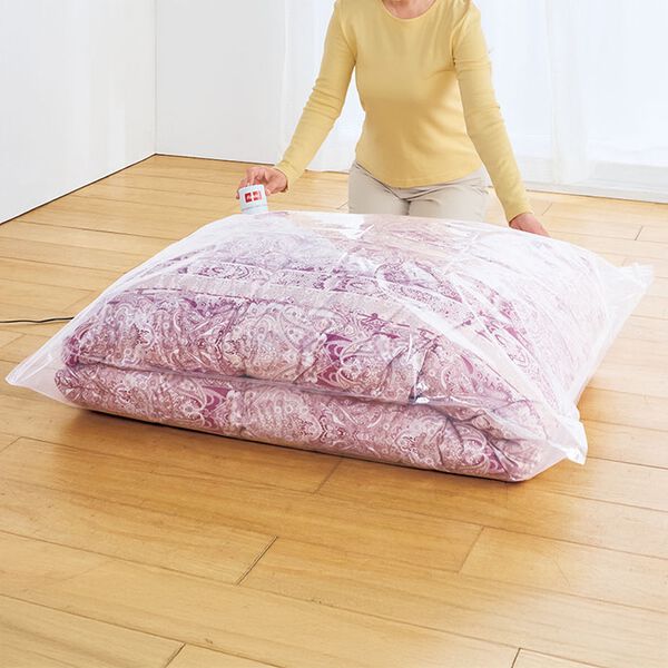 「布団圧縮袋吸引機＋圧縮袋セット（衣類・布団収納）」｜詳細画像