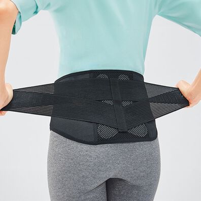 「日本製バックレスキュー腰ベルトメッシュ（サポーター・肩腰膝ケア）」