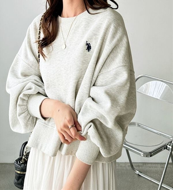 GeeRA（ジーラ）の「【Ｕ．Ｓ．ＰＯＬＯ　ＡＳＳＮ】ショートスウェット（トレーナー・スウェット）」｜詳細画像