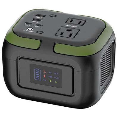 「小型ポータブル電源　パワーステーション（防災グッズ・防犯グッズ）」