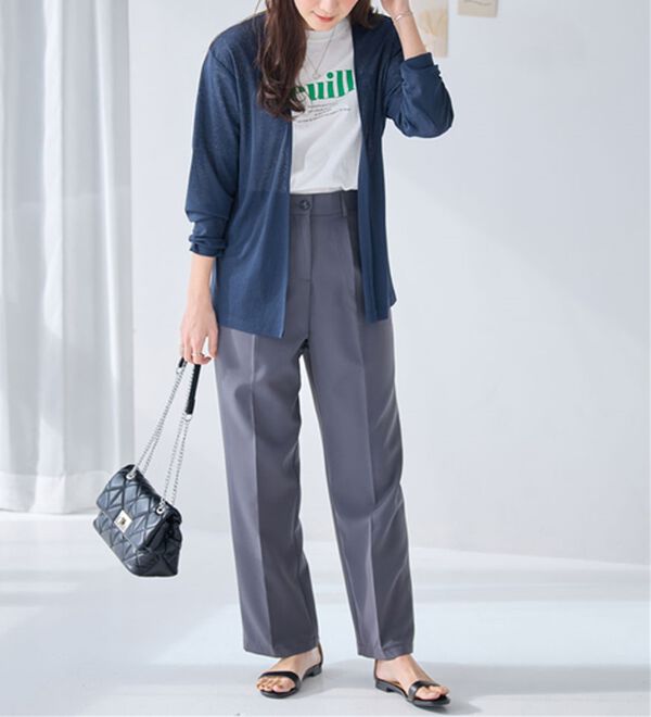 Viola e Viola（ヴィオラ エ ヴィオラ）の「【選べる丈】こなれカーデ（その他カーディガン）」｜詳細画像