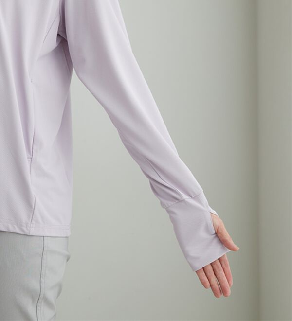 BELLUNA（ベルーナ）の「【接触冷感/UV対策/軽量】ヒンヤリ＆UV対策軽量パーカー（パーカー）」｜詳細画像