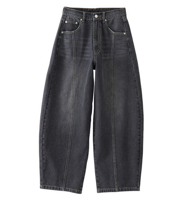 「フロントシームカーブデニム（フルレングスパンツ）」｜詳細画像