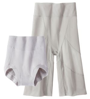 LAVIENNE（ラヴィエンヌ）の「骨盤キュッと引き締めガードル（ショーツ付）（ガードル）」｜グレージュ