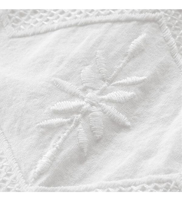 RANAN（ラナン）の「綿100％袖ボリューム刺しゅうブラウス（ブラウス）」｜詳細画像