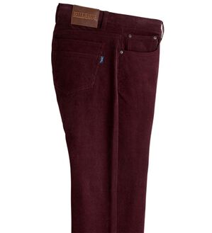 「まるごとのびのびコーデュロイパンツ（メンズフルレングスパンツ）」｜ボルドー