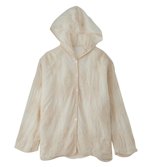 RANAN（ラナン）の「コード刺繍フードシャツ（シャツ）」｜詳細画像