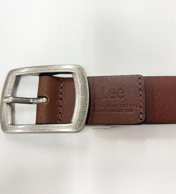 「【Lee】紳士牛革レザーナローベルト（メンズベルト）」｜詳細画像