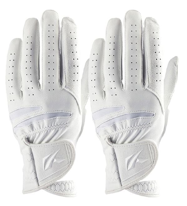 「＜キャスコ＞雨・汗に強い！ナノスタッドグローブ２枚組（メンズスポーツ用品）」｜ホワイト