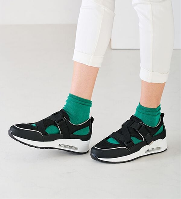 ルフラン（ルフラン）の「４Ｅ涼しげ美脚スニーカーサンダル（スニーカー）」｜詳細画像