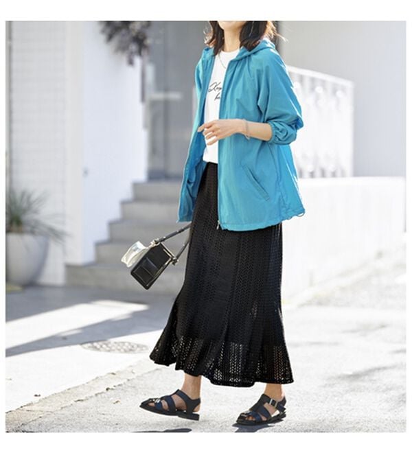 BELLUNA（ベルーナ）の「はっ水加工！軽量パーカー（ブルゾン）」｜詳細画像