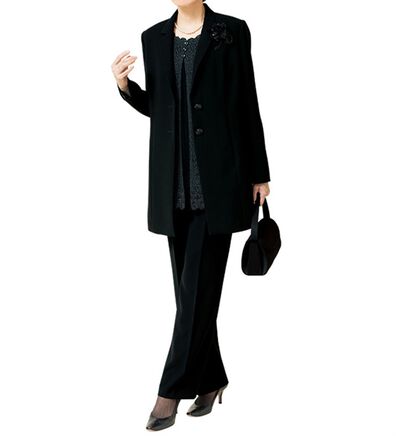 ルフラン（ルフラン）の「【３点セット】ゆとり設計！３点セットスーツ（ブラックフォーマル（喪服・礼服））」
