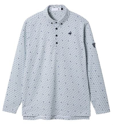 「＜ルコックスポルティフ＞トライアングルプリント長袖シャツ（メンズシャツ）」