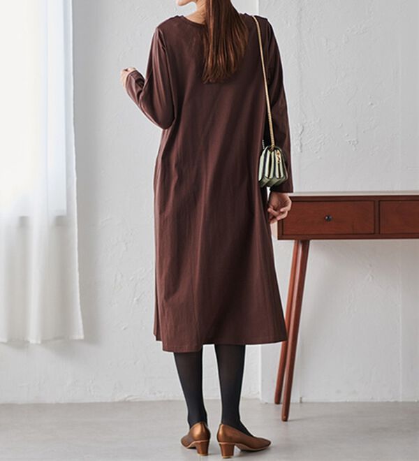 RANAN（ラナン）の「【選べる２丈】＜ＢＣ＞ポケット付マキシワンピース（その他ワンピース）」｜詳細画像