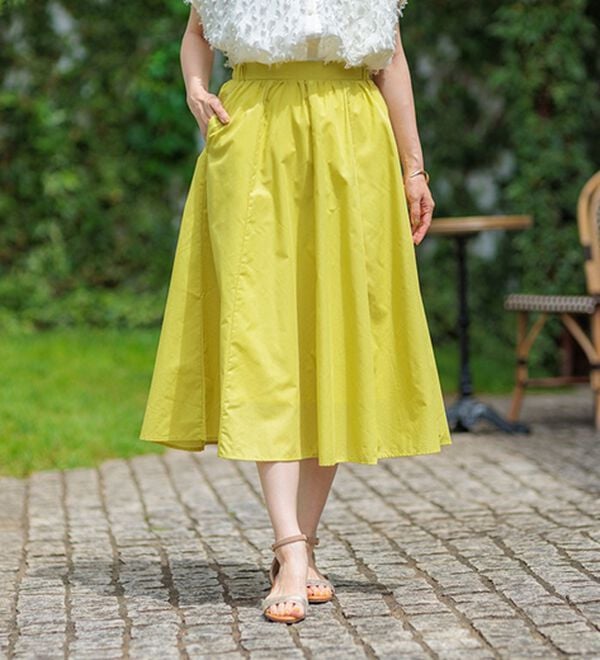 BELLUNA（ベルーナ）の「ふんわり切替フレアースカート（ロングスカート）」｜詳細画像