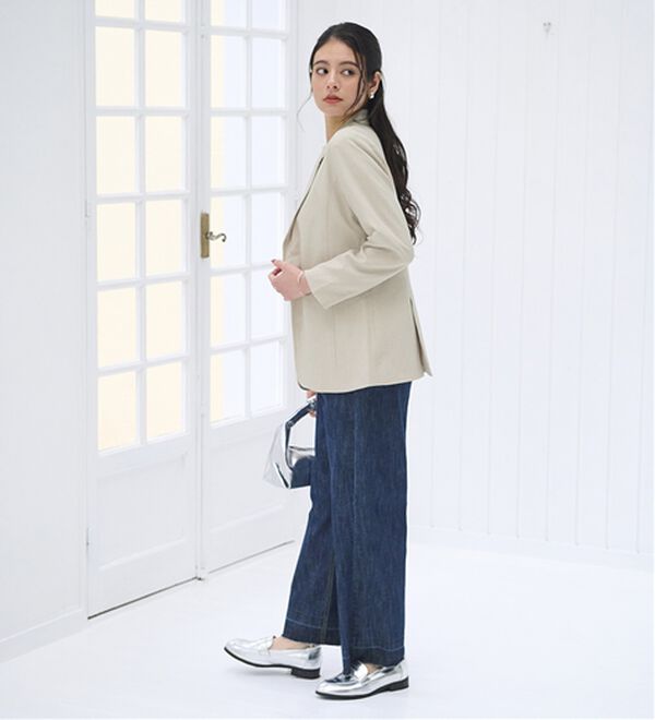 BELLUNA（ベルーナ）の「＜楽スタフィット＞テーラードジャケット（テーラードジャケット）」｜詳細画像