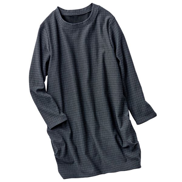 BELLUNA（ベルーナ）の「あったか蓄熱保温コクーンチュニック（チュニック）」｜詳細画像