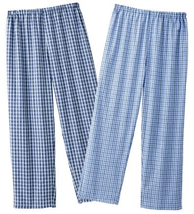 「【２色組】綿１００％お父さんの下だけパジャマ（メンズルームウェア）」