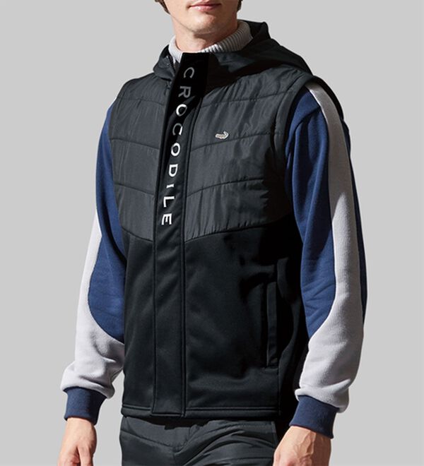 「≪ＴＶ限定★≫＜クロコダイル＞アクティブヒート防風２ウェイブルゾン・ストレッチパンツ・ポロシャツ（メンズポロシャツ）」｜詳細画像