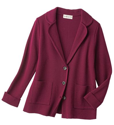 ルフラン（ルフラン）の「＜スタイルプリュ＞ウール混ミラノリブニットジャケット（その他ジャケット）」