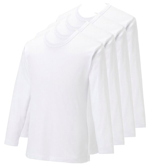 「【４枚組】サーモケア（Ｒ）綿混裏起毛インナー（メンズ肌着・インナーウェア）」｜詳細画像