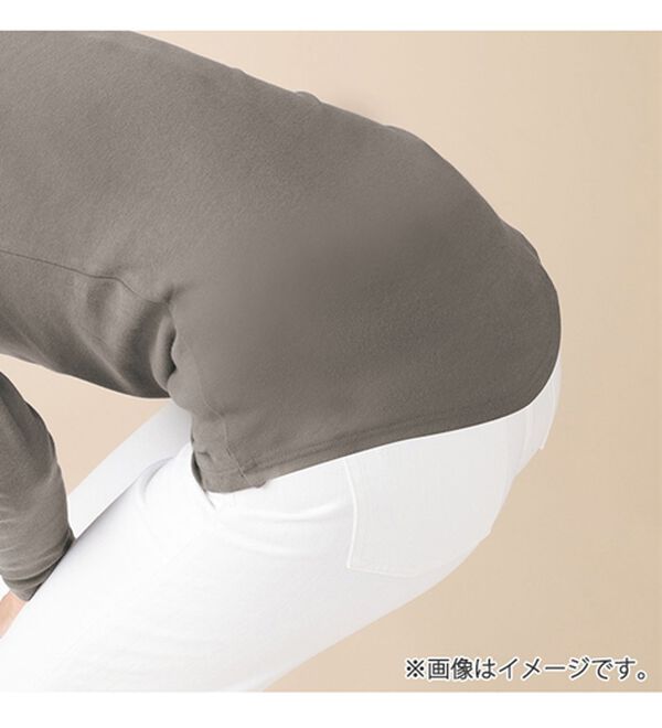 LAVIENNE（ラヴィエンヌ）の「綿１００％吸湿発熱あったかインナー　ハイネックノースリーブインナー（肌着・インナーウェア）」｜詳細画像